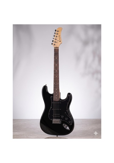 Angel Aeg111bk Elektro Gitar, Hss Siyah