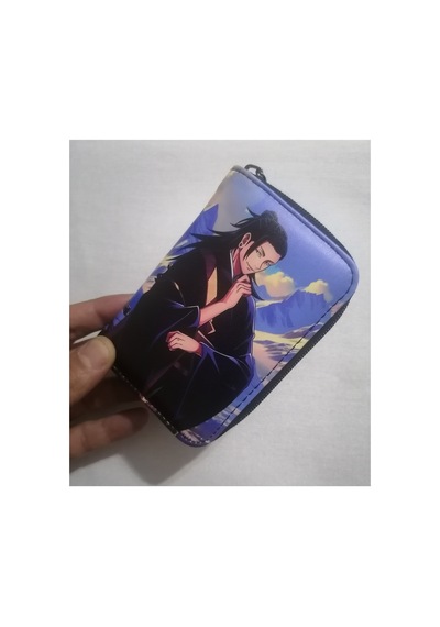 Owlbag Company Owl Bag Jujutsu Kaisen - Suguru Geto Desenli Tasarım Suni Deri Cüzdan Çok Renkli