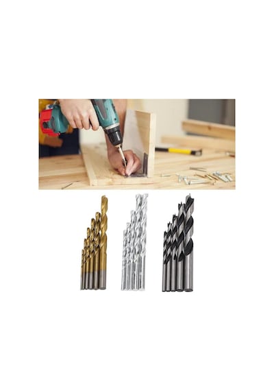Zhltools Matkap Ucu Seti- Beton Metal Ahşap Matkap Ucu Drill Bits Set 16 Lı Set