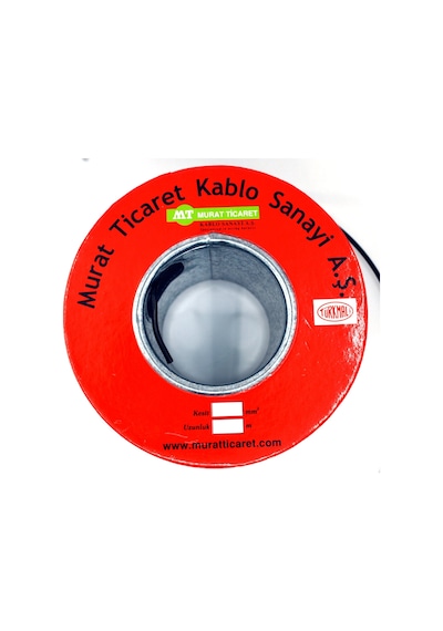 100 Metre 2mm² Siyah Bakır Kablo Kalaylı Nyaf Tekne Oto Karavan E