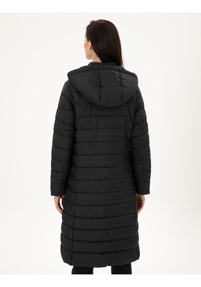 Pierre Cardin Kadın Siyah Kaban 50297299-vr046 Siyah