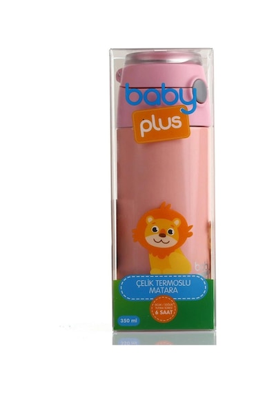 Baby Plus Baby Plus Çelik Termoslu Matara 350 Ml Pembe