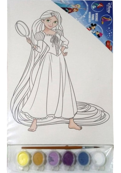 Ponart Rapunzel Baskılı Tuval 25x35cm Twd-c104 The Walt Disney