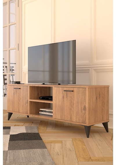 Mosse Tv Sehpası Tv Ünitesi Televizyon Sehpası Çam 140 Cm Atlantik Çam