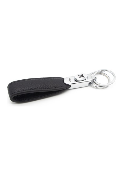 Tergan Siyah Unisex Deri Anahtarlık 0235a41