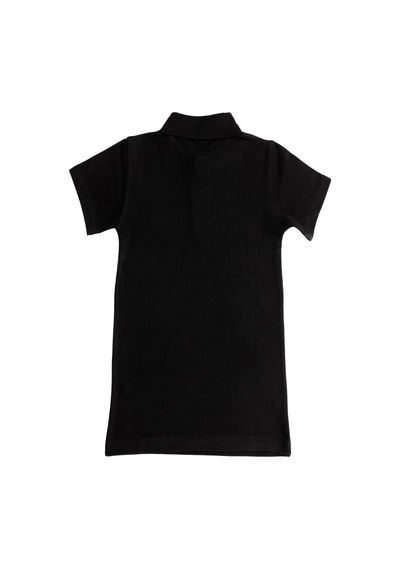 Angelos Girls Kız Çocuk Okul Tarz %100 Pamuk T-shirt -5-17 Yaş Ag006 Siyah