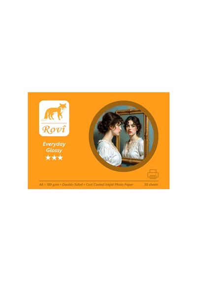 Rovi Everyday Parlak Çift Taraflı Fotoğraf Kağıdı 180gsm 50yp A6