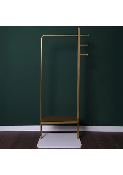 Poseidon Metal Ayaklı Askılık Gold