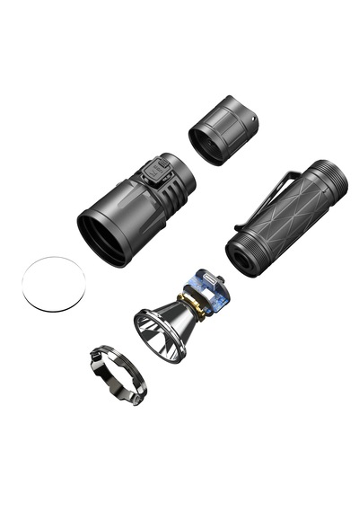 Klarus Xt21x Pro Profesyonel Taktik El Feneri-4400 Lümen Siyah