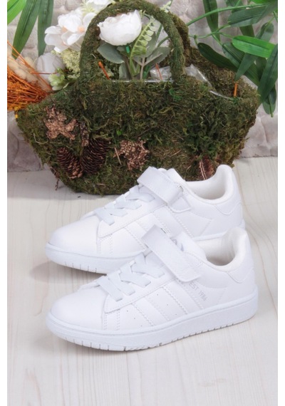 Fort Cool Cooper Rahat Esnek Sneaker Erkek Çocuk Spor Ayakkabı Beyaz