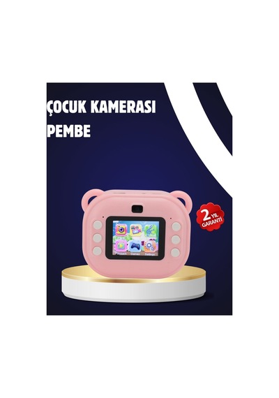 Termal Baskılı Şipşak Kamera 1080p Hd 24mp Çift Lensli Ve Müzik Oynatıcı - Hs08377760-8 Renkli