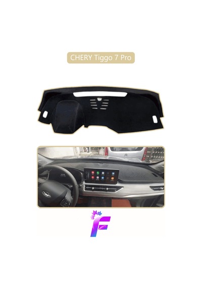 Chery Tiggo 7 Pro Araca Özel Torpido Örtüsü Ön Göğüs Kılıfı Tam Koruma Oto Aksesuar D37 Torpido Halısı