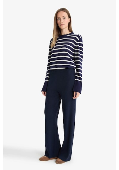 Defacto Regular Fit Basic Düz Beli Lastikli Düz Paça Triko Pantolon D6912ax25wnnv235 Lacivert-nv235 Defacto Regular Fit Basic Düz Beli Lastikli Düz Paça Triko Pantolon D6912ax25wnnv235 Lacivert-nv235