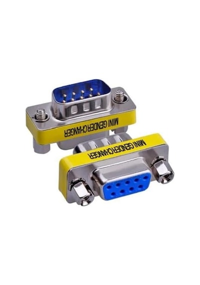 9 Pin Dişi Erkek Çevirici 9 Pin Erkek Dişi Çecirici Rs232 Erkek Dişi Changer Com Port Dişi Erkek  Changer