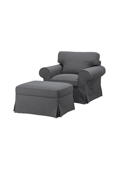 Ikea Gri Rahat Berjer Koltuk - Tekli Koltuk Ve Puf