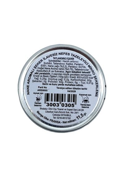 Areka Mint Naneli Şeker 11,5 Gr - 3 Adet