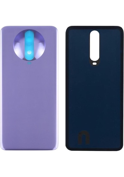 Xiaomi Poco X2 Arka Pil Batarya Kapağı Cam MZB9011IN Mor