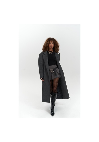 Mai Collection Mai Studios Co. Ophelia Antrasit Masculine Kaban Antrasit