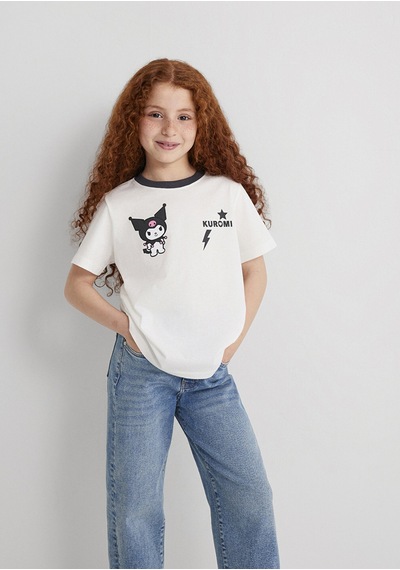 Mavi - Kuromi Baskılı Ekru Tişört 7610378-70057 Ekru