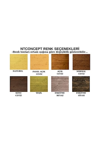 Ntconcept Veni Doğal Ahşap Yemek Masası - Amz-maym0060 85 X 120 Cm Açık Ceviz