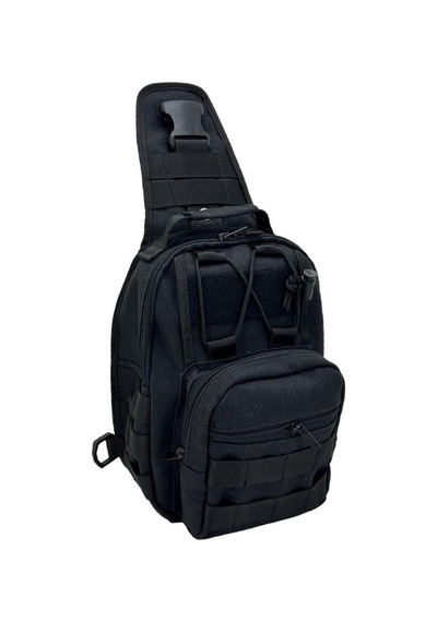 Taktikal Kanvas Tactical Bodybag Çapraz Çanta Siyah