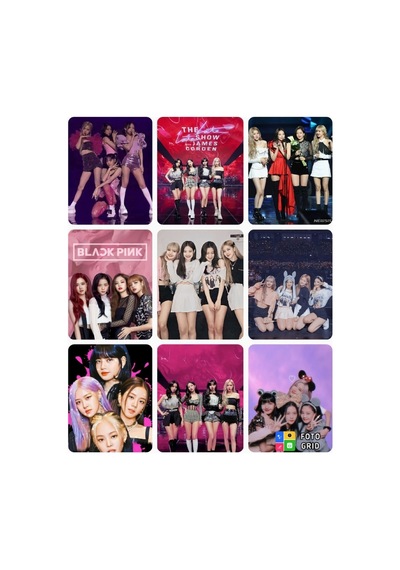 Black Pink 15 No -kpop- 9 Lu Fotokart Seti