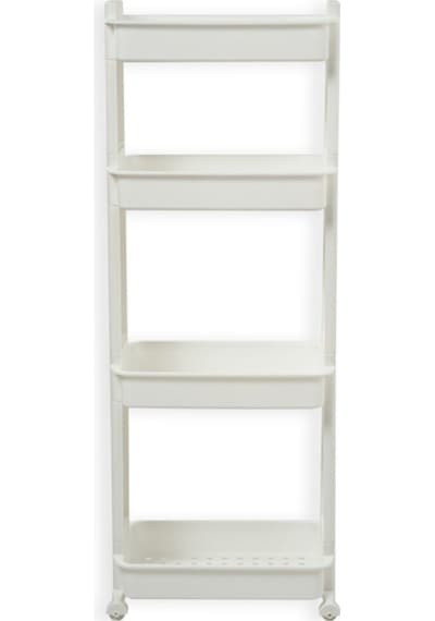 Motek Modern Organizer 4 Katlı Raf Beyaz