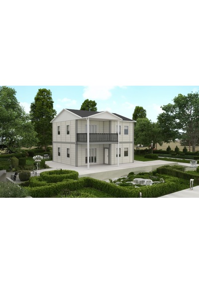 128 M2 Çift Katlı Prefabrik Ev