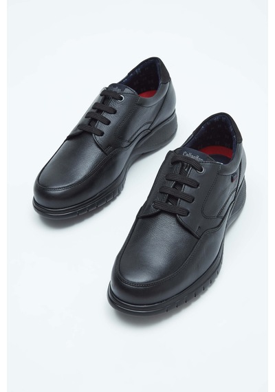 Callaghan Erkek Hakiki Deri Siyah Casual Ayakkabı 618 12700 Erk Ayk Y23 Negro Siyah
