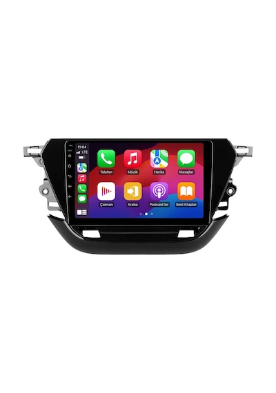 Opel Corsa 2020-2024 Android Multimedya Carplay Android Auto Navigasyon Kameralı 8gb Ram 128gb 9"