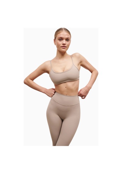 Because Of Alice Because Of Alicebase Sculpting Cami Bra Şekillendirici Spor Sütyeni Bej