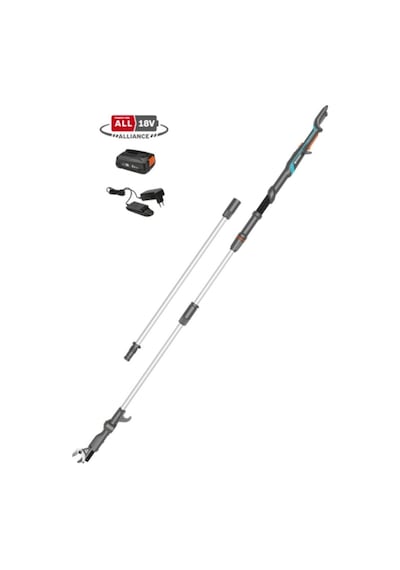 Gardena 14776-20 Akülü Teleskopik Yüksek Dal Makası Highcut 360/18v P4a Set