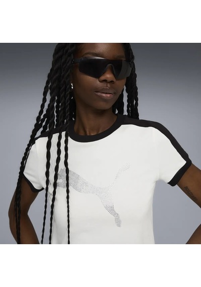 Puma Fenty X T7 Slim Tee Beyaz Kadın T-shirt & Polo