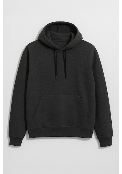 Markapia Erkek Kapüşonlu Cepli İçi Polarlı Sweatshirt Çok Renkli S Antrasi T M Antrasit