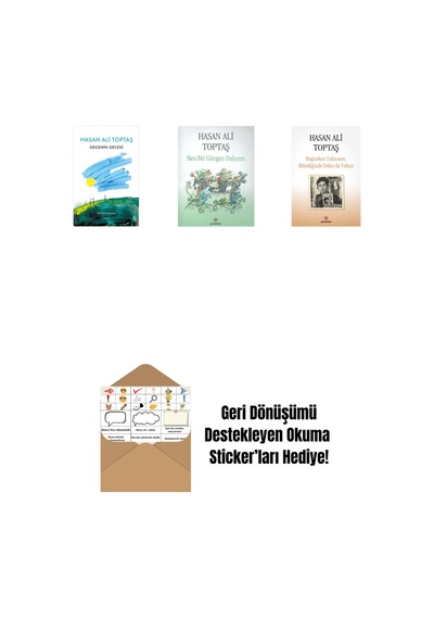 Gecenin Gecesi Ciltli + Ben Bir Gürgen Dalıyım + Başlarken Yalnızsın Bitirdiğinde Daha Da Yalnız + Okuma Sticker'ları