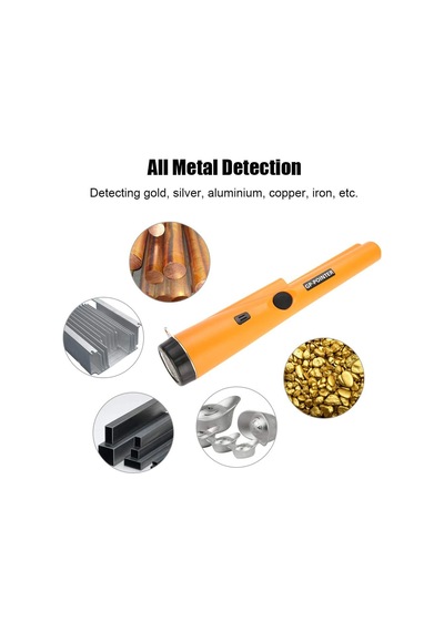 Ausla Taşınabilir Metal Arama Cihazı, Ip66 Su Geçirmez Metal Dedektörü, Pinpointer, 360 Tarama, Ses Ve Titreşim