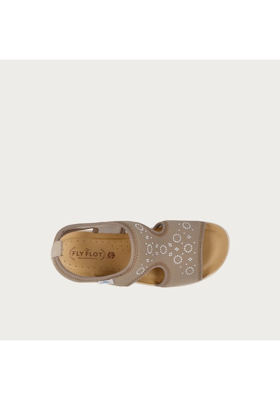 6004-taupe Sandalet Kadın 55 H76 Le Fly Flot Fresh Cloth 6004-taupe