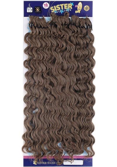 Afro Dalgası / Açık Kahve 8 - Elwm-462581 Çok Renkli