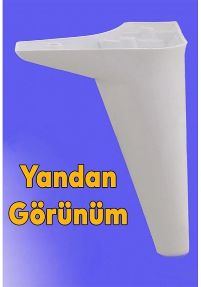 Aspen Lüks 15 Cm Beyaz Ayak Mobilya Kanepe Koltuk Yükseltici Ayağı Ayakları. Beyaz Diğer