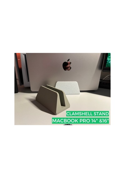 Macbook Pro 14 Ve 16 Inç Uyumlu Dikey Laptop Standı - Masaüstü Organizer Clamshell Tutucu