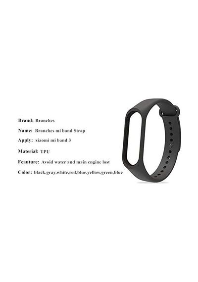Ehr. Xiaomi Mi Band 3/4 / 5/6 / 7 Uyumlu Klasik Silikon Kordon Çok Renkli