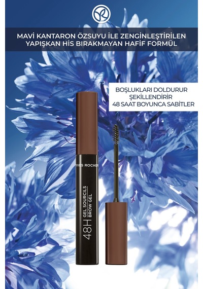 Kaş Şekillendirici Ve Sabitleyici Maskara Profesyonel Kaş Bakımı 4ml-kestane Kahverengi