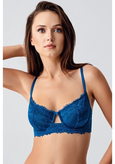 New Bra 33/34-8380 Telsiz Desteksiz Sütyen Petrol