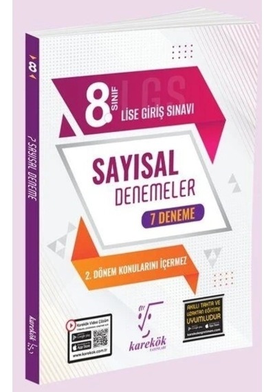 2023 8.Sınıf LGS 1.Dönem Sayısal Deneme 7'li- Karekök Eğitim Yayın