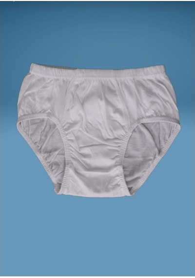 Faal 5'Li Paket %100 Pamuk Erkek Çocuk Slip Külot Beyaz