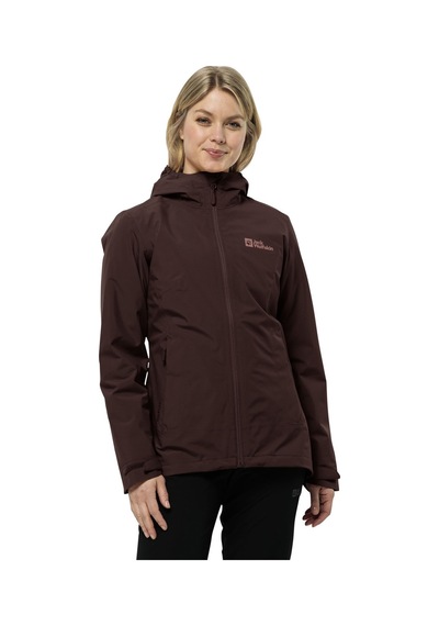 Jack Wolfskin Moonrise 3ın1 Kadın Outdoor Montu Mürdüm