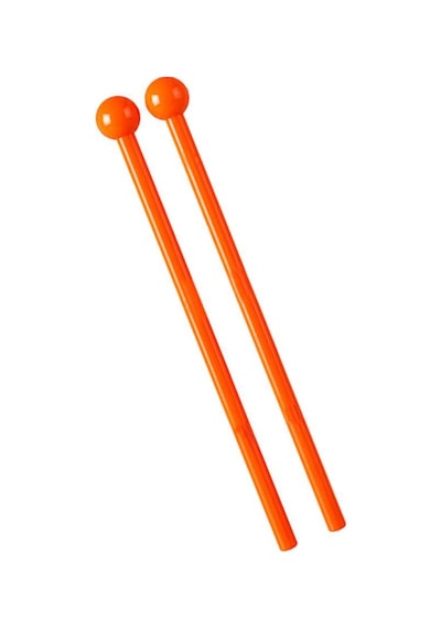 Midex Orf-tfk-20or Turuncu Çocuk Davulu Tokmağı Ritim Çubuğu Örf Aleti 23 Cm Karbon Fiber
