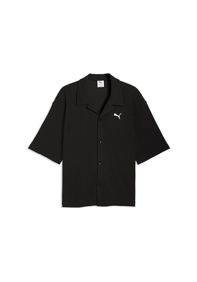 Puma Wardrobe Ess Shirt Erkek Günlük Gömlek 63436301 Siyah