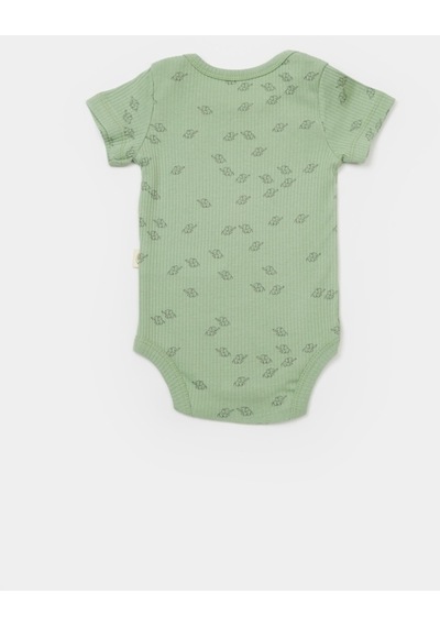 BabyCosy Organik Modal Fil Baskılı 2 Li Kısa Kollu Badi Csym11216 001