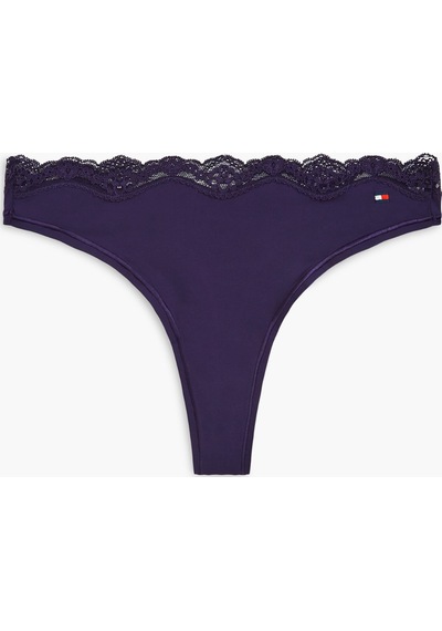 Tommy Hilfiger Kadın Mor Tanga Külot-16113